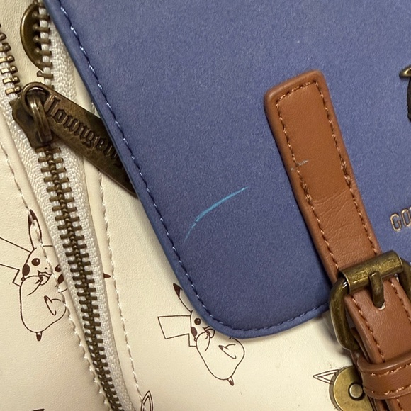 Loungefly Blue and Cream Pokémon Backpack main image 5